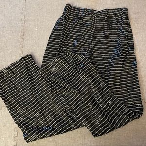 St John Couture Rhinestone Pants